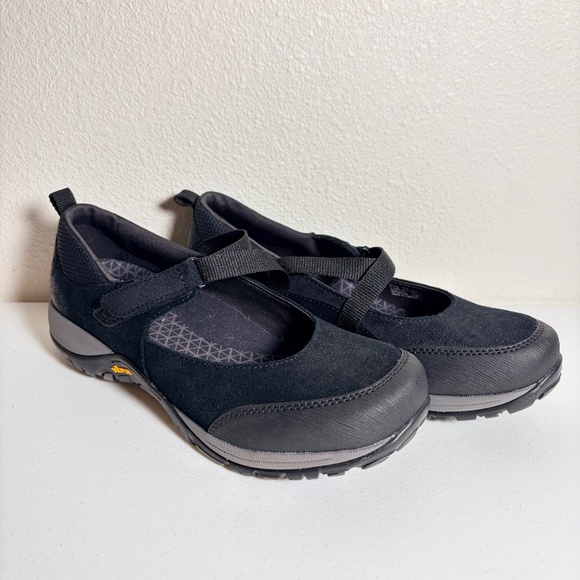 Dansko Primrose Mary Jane Black Burnished Suede Shoes SIZE EU 39 (US 8.5-9) - Picture 3 of 9